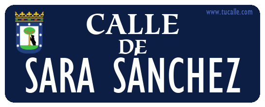 cartel_de_calle-de-SARA SÁNCHEZ_en_madrid_antiguo